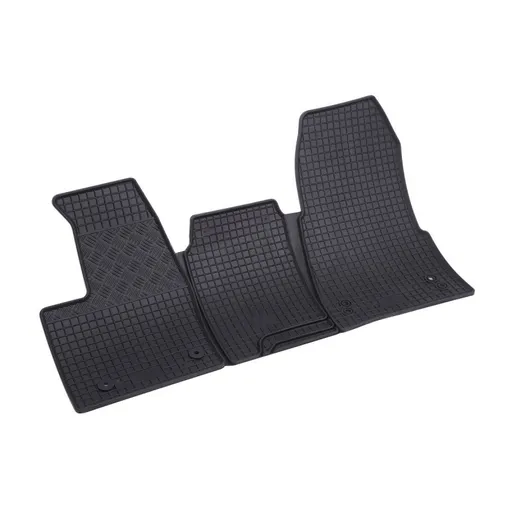 Gumové autokoberce Rigum Ford Transit Custom 2018-2023 (přední, 2 i 3 místa, automat)