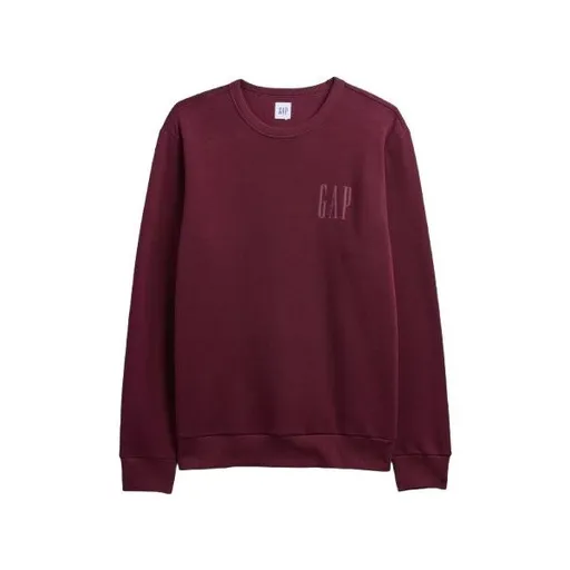 GAP V-LW DB FLEECE Pánská mikina, vínová, velikost