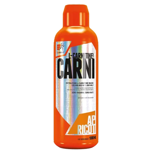 Extrifit Carni Liquid 120000mg 1000ml - jahoda, máta