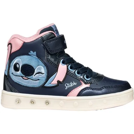 Geox J SKYLIN Dívčí kotníkové tenisky, tmavě modrá, velikost