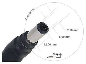 AVACOM nabíjecí Jack pro Notebooky C22 (7, 4mm x 5, 1mm pin) pro Dell