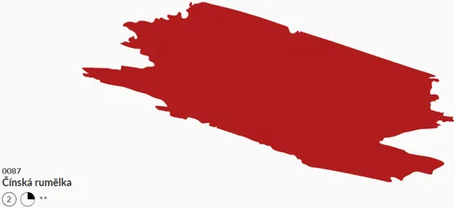 Olejová barva Umton 20ml – 0087 Čínská rumělka