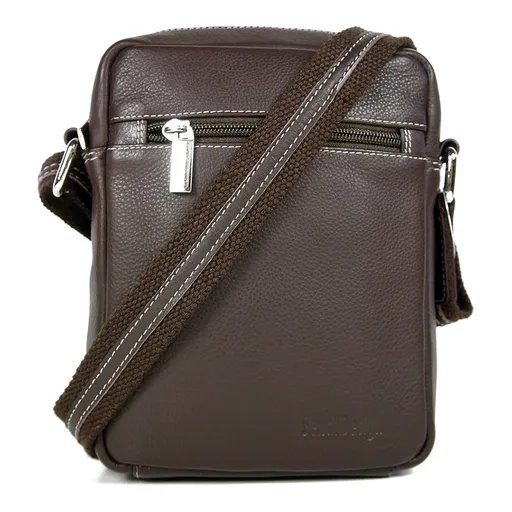 Pánská kožená taška na doklady SendiDesign IG714 - hnědá