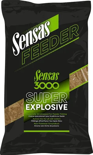 Sensas Krmítková směs 3000 Feeder 1kg - Super Explosive,Sensas Krmítková směs 3000 Feeder 1kg - Super Explosive
