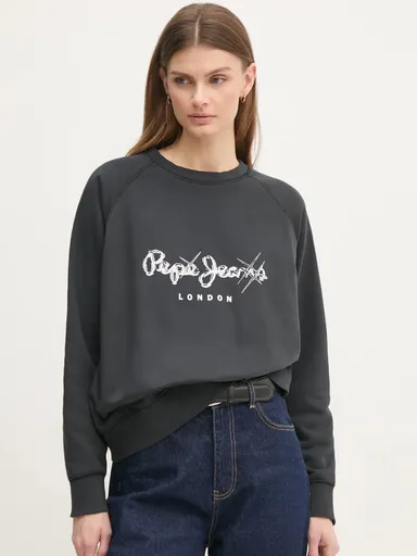 Pepe Jeans dámská černá mikina PL581467999 XS