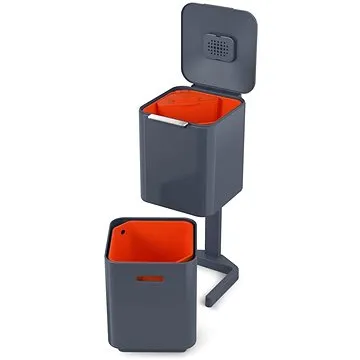 JOSEPH JOSEPH Koše na tříděný odpad Totem Compact 40L Graphite 30065 (30065)