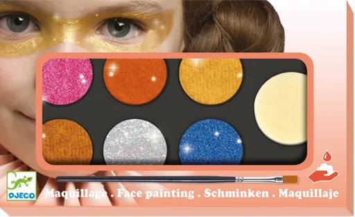 Barvy k malování na obličej - metalické odstíny