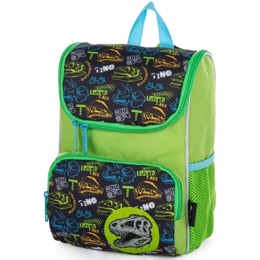 Oxybag MOXY PREMIUM DINOSAURUS Dětský předškolní batoh, světle zelená, velikost