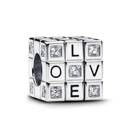 Pandora Stříbrný korálek Pohyblivá hrací kostka Moments 793672C01