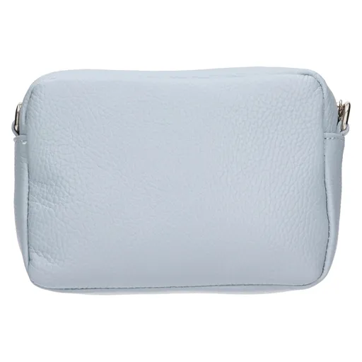 Dámská kožená crossbody kabelka Italia Marika - světle modrá