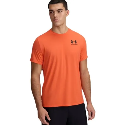 Under Armour HEATGEAR FITTED Pánské triko, oranžová, velikost