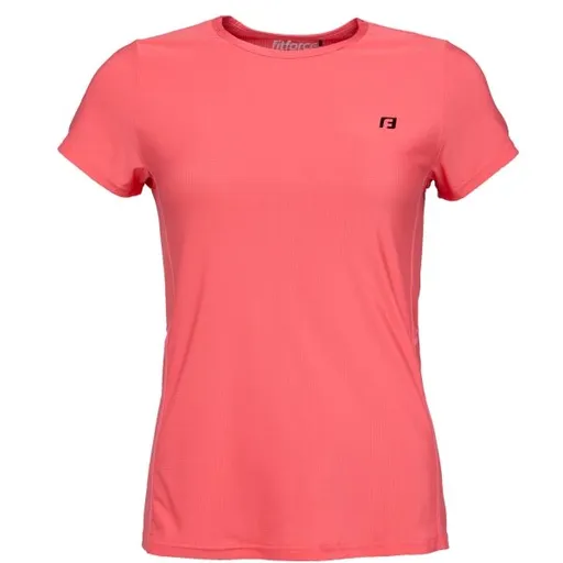 Fitforce TRISKELA Dámské fitness triko, lososová, velikost