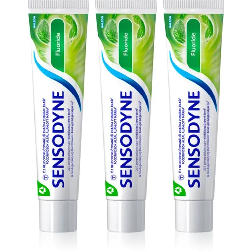 Sensodyne Fluoride zubní pasta pro citlivé zuby 3x75 ml