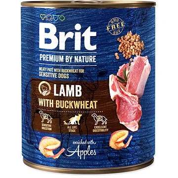 Brit Premium by Nature Lamb with Buckwheat 800 g  (8595602538027)