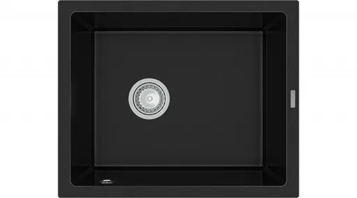 MEXEN Pedro granitový dřez 1-miska 560x460 mm, černá 6508561000-77