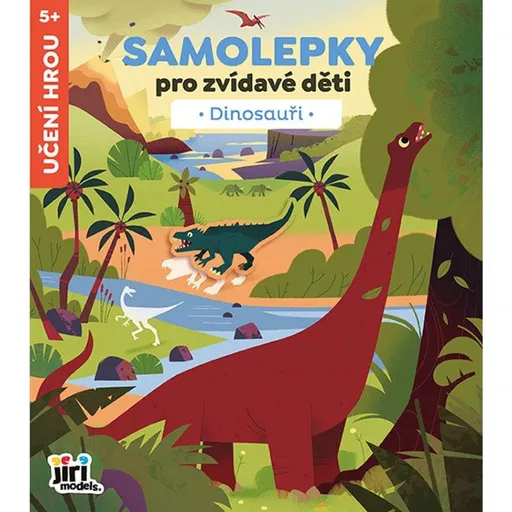 Jiří Models Samolepky pro zvídavé děti Dinosauři