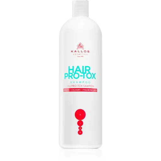 Kallos Hair Pro-Tox šampon s keratinem pro suché a poškozené vlasy 1000 ml