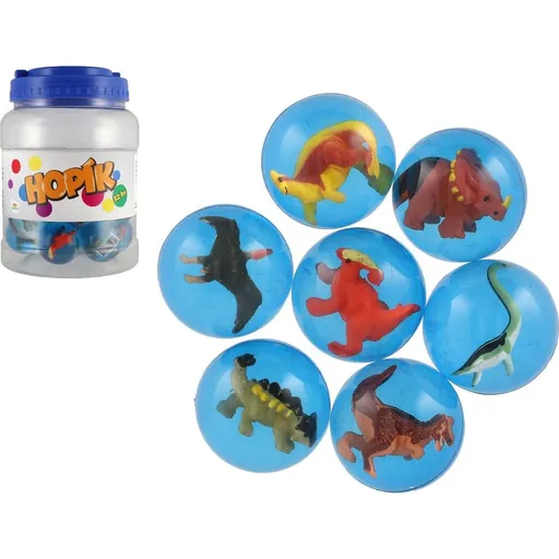 Hopík s dinosaurem 4 cm