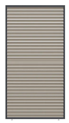 Sklápěcí hliníkový panel zastínění pro bioklimatickou pergolu Rojaplast