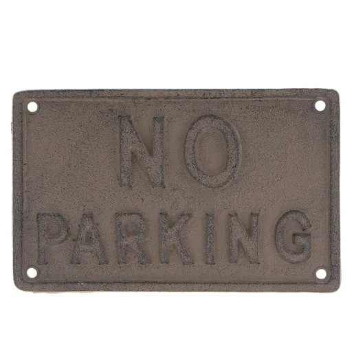 Cedulka No parking - 19*12*0.5 cm Clayre & Eef