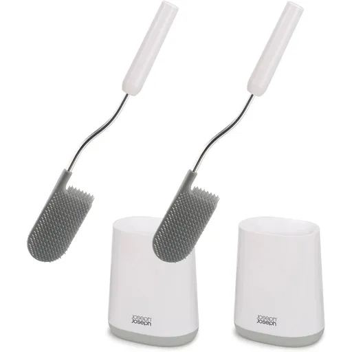 WC kartáč FLEX LITE 70523 42 cm, sada 2 ks, bílá, plast, Joseph Joseph