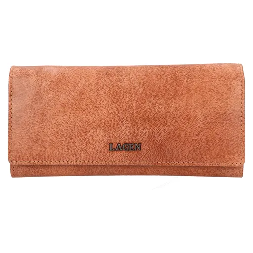 Dámská kožená peněženka Lagen Rowena - světle hnědá