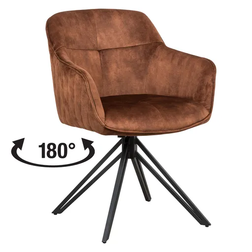 Jídelní židle SHERLOCK hnědá