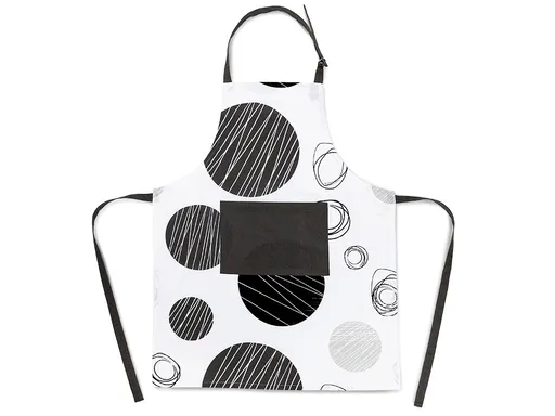 Kuchyňská zástěra KRUHY