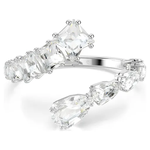 Swarovski Oslnivý pevný náramek s čirými křišťály Matrix 5692519 16 cm