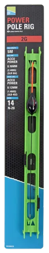 Preston innovations navázaná udička power pole rig - 1,5 g