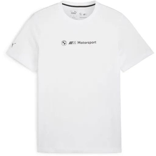 Puma BMW M MOTORSPORT MMS GRAPHIC TEE Pánské triko, bílá, velikost