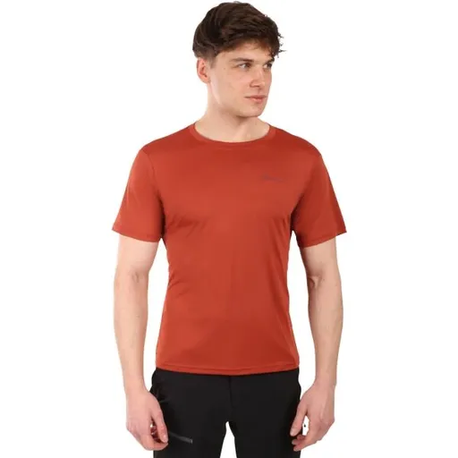 KILPI GROOVY Pánské funkční tričko, hnědá, velikost XXXL