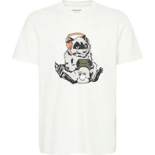 BLEND BHJAVOR Pánské tričko, bílá, velikost