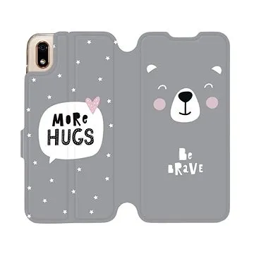 Flipové pouzdro na mobil Huawei Y5 2019 - MH06P Be brave - more hugs (5903226920709)
