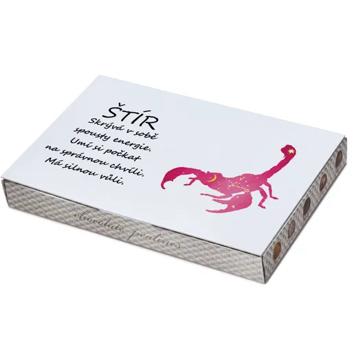 Bonboniéra Štír (23.10. - 22.11.) - červená