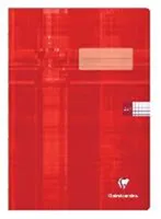 Školní sešit Clairefontaine Metric A4 "445" čtverečkovaný, 40 listů CZ/SK, červený