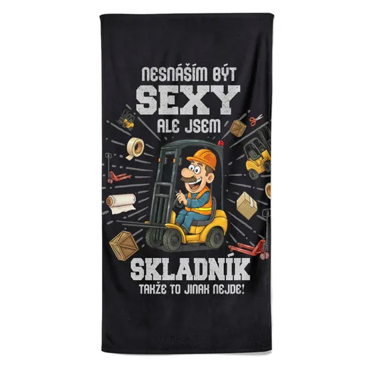 Osuška Sexy skladník (Velikost osušky: 70x140cm)