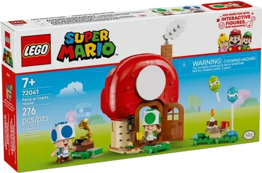 Toad a párty v jeho domku - LEGO SUPER MARIO (72041)
