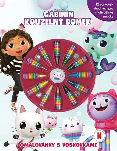 Gábinin kouzelný domek - Omalovánky s voskovkami - kolektiv autorů