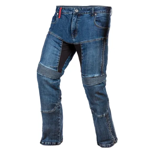 Pánské moto jeansy Ayrton 505 Washed sepraná modrá 44/34
