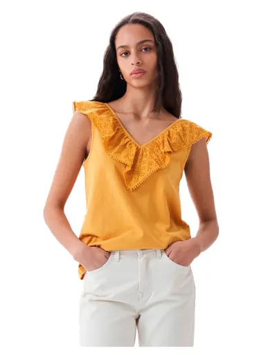 Salsa Jeans dámský hořčicový top 126393 L