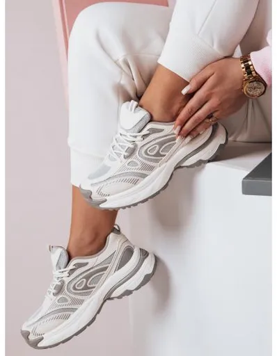 Dámské sportovní boty na platformě AIRBOOS šedé