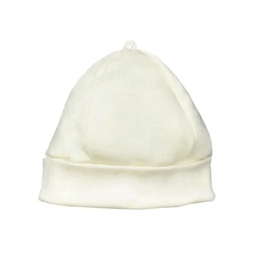 Koala Kojenecká bavlněná čepička  Balónek béžová, vel. 68 (4-6m)