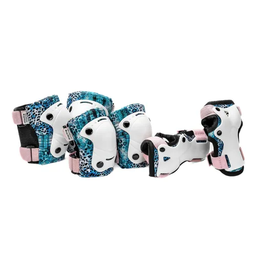 Sada 3 dětských chráničů MOVINO, modro-bílé, M