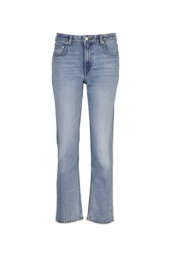 DŽÍNY GANT CROPPED STRAIGHT STRETCH JEANS LIGHT BLUE WORN IN