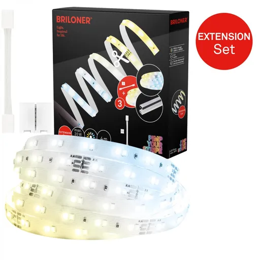 BRILONER Pimp Your Stripe prodlužovací sada LED Strip 4m, CCT 2157448