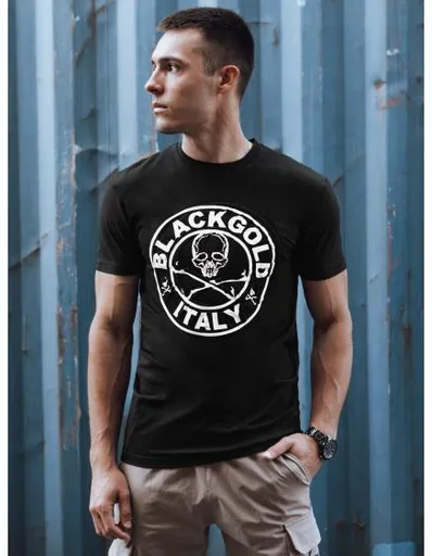 Pánské tričko s potiskem VOLA černé