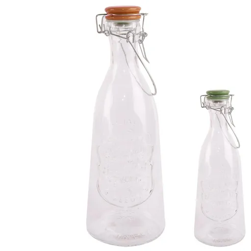 Láhev sklo CLIP uzávěr DRINK 1l - ORION