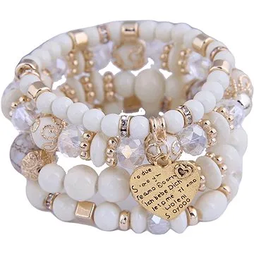 Dámský korálkový wrapový náramek - sada 4ks - KW8123-2 (3516)