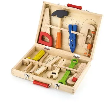 Dřevěné nářadí v kufříku (6934510503871)